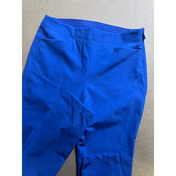 RLX Ralph Lauren Golf Pants Women's Size 10P‎ Blue Athletic Performance - Picture 2 of 9